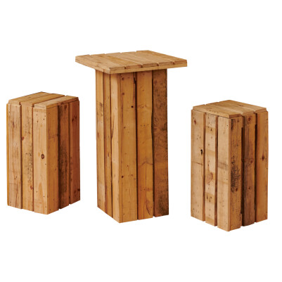 Table and Stool Set